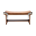 **Technische Titel: Elegante Houten Salontafel met Metalen Accenten**