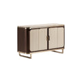 Moderne Dressoir met Gelakte Afwerking en Elegante Deuren